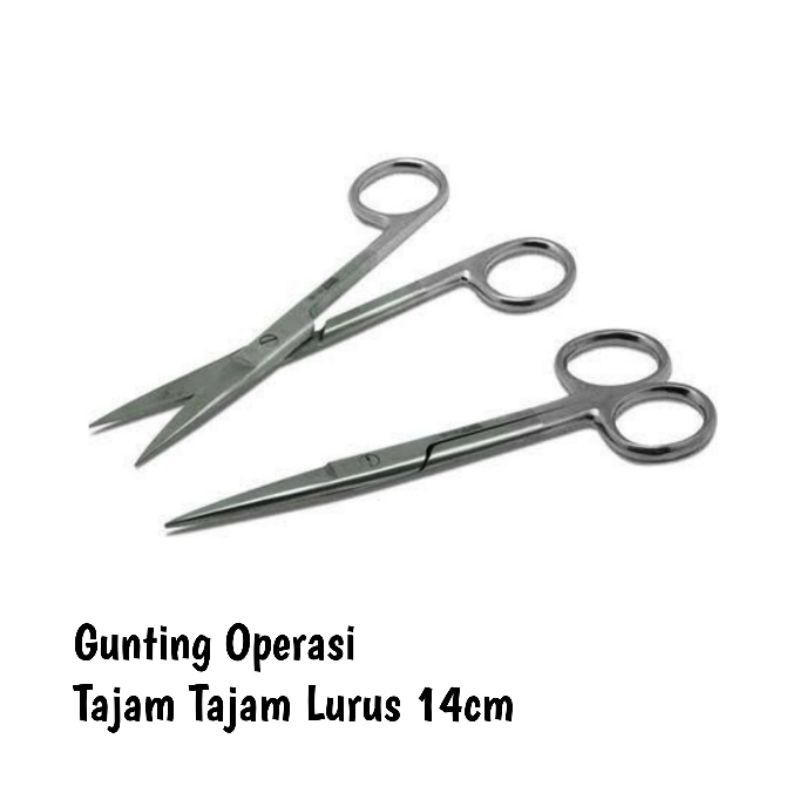 

gunting tajam lurus gunting bedah operasi