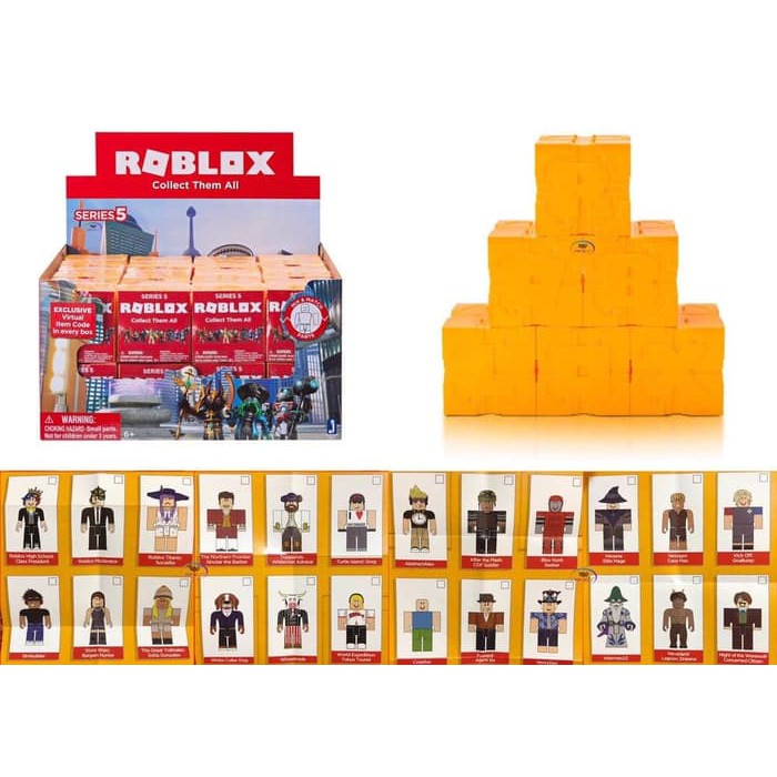 Roblox Series 5 Mystery Figure Blind Box 1pcs Shopee Indonesia - roblox mystery figures series 5 iconic characters mystery