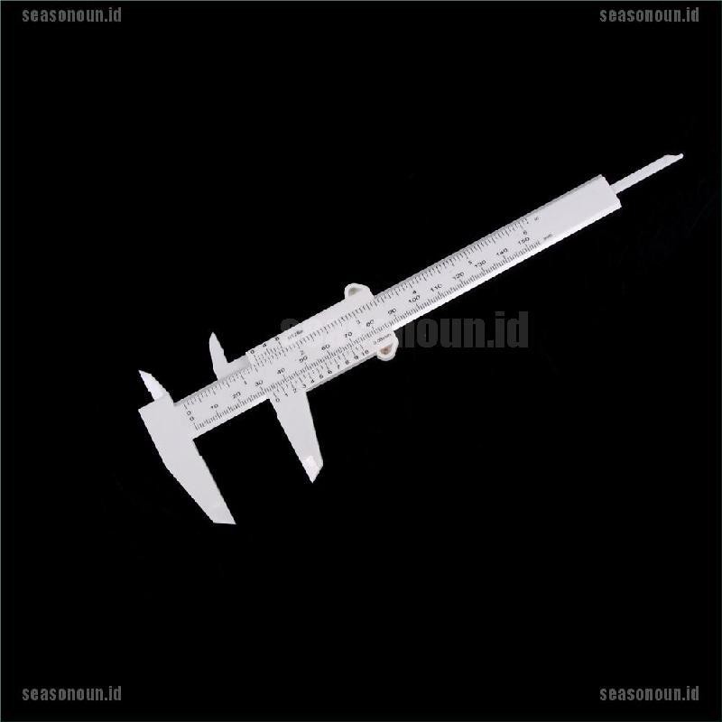 【sea】6 Inch 150mm Plastic Ruler Sliding Gauge Vernier Caliper Jewelry Measuring tool