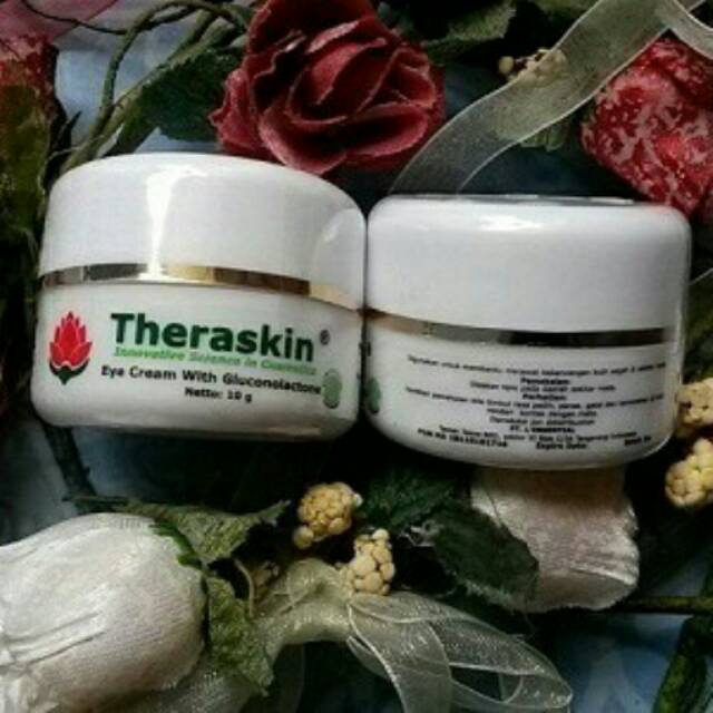 Theraskin eye cream with gluconolactone - krim kerut mata