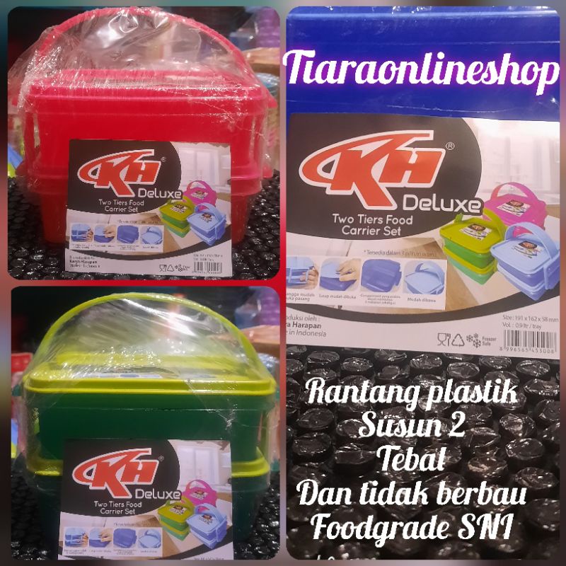 rantang susun 2 merek KH /rantang makan /tepak makan sni