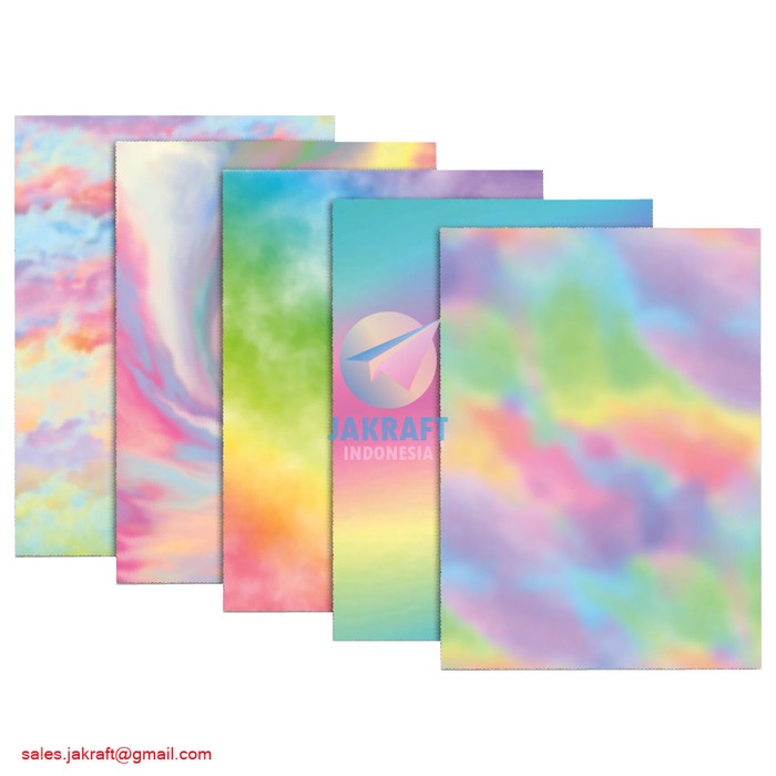 

Ginger Kertas Kado Rainbow Pelangi HVS Doff Doft Mix Seperti SiDU Sinar Dunia