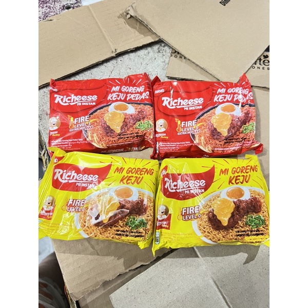 MI MIE GORENG RAMEN KEJU NABATI RICHEESE LEVEL 0 - 3