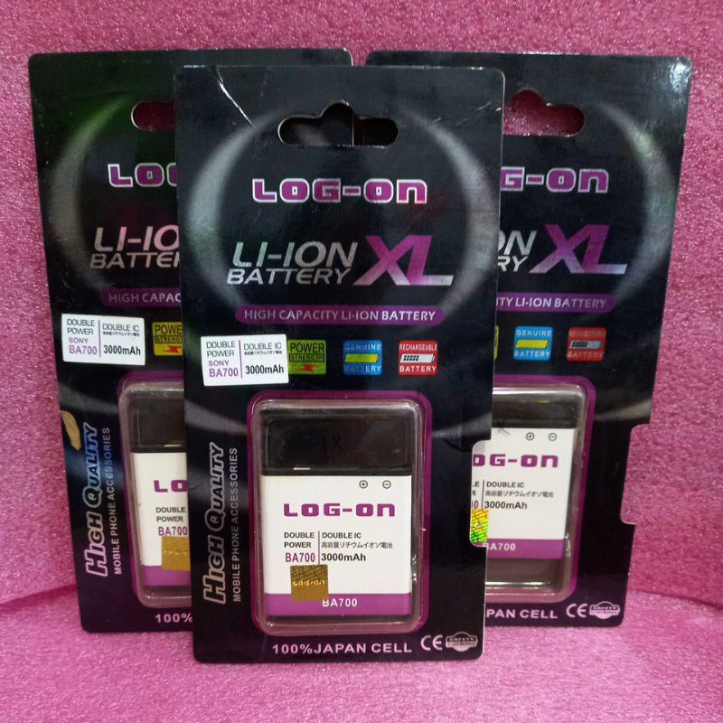 BATERAI LOG-ON DOUBLE POWER/IC SONY FOR BA700