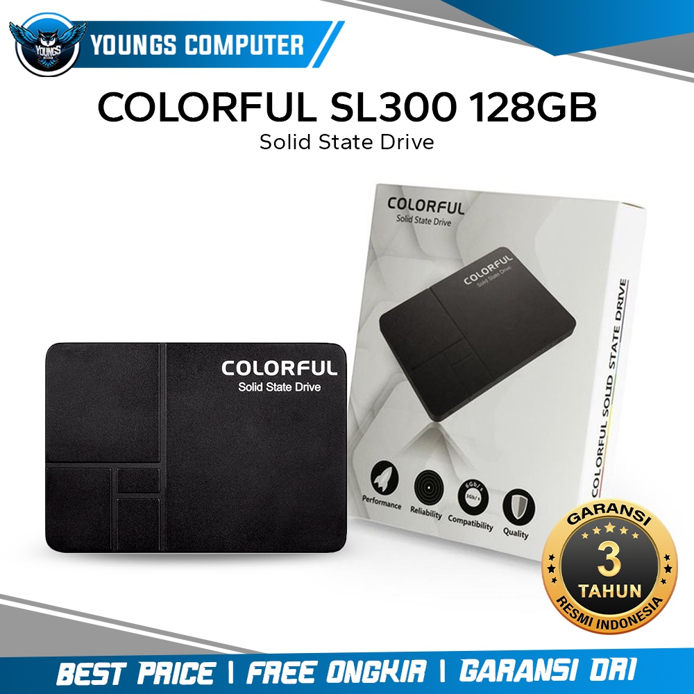 SSD COLORFUL 128GB SL300 - Sata 2.5&quot; Garansi 3 Tahun