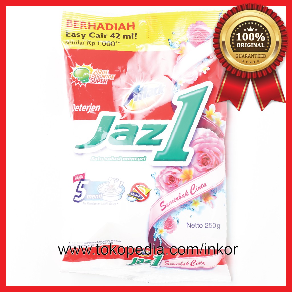 ATTACK DETERJEN JAZ1  SEMERBAK CINTA BAG 250GR Shopee 