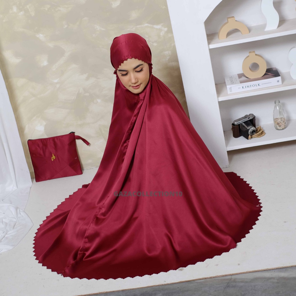 Mukena Dewasa travel Mewah Daily gazacollections10 Laser Cut Premium