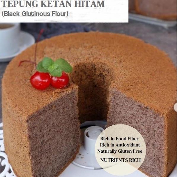 

Big Sale TEPUNG KETAN HITAM 250gr GLUTEN FREE / UNTUK CAKE, MUFFIN, ROTI Big Sale