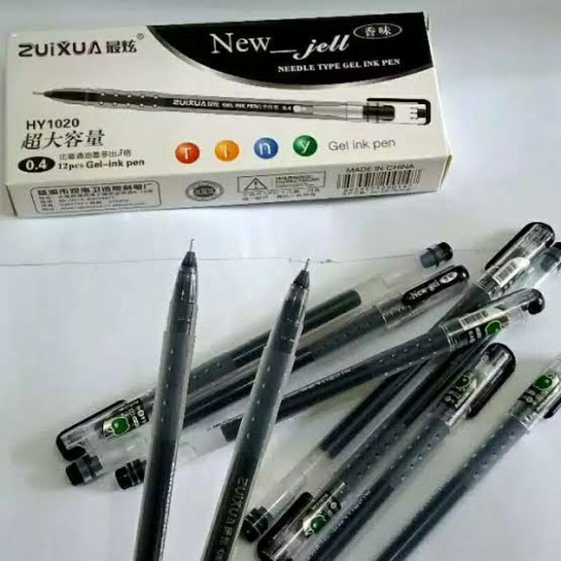 

0PULPEN / BOLPOIN NEW JELL / NEW GEL APPLE ZUIXUA GEL INK PEN VAN-ART 0.4 MM