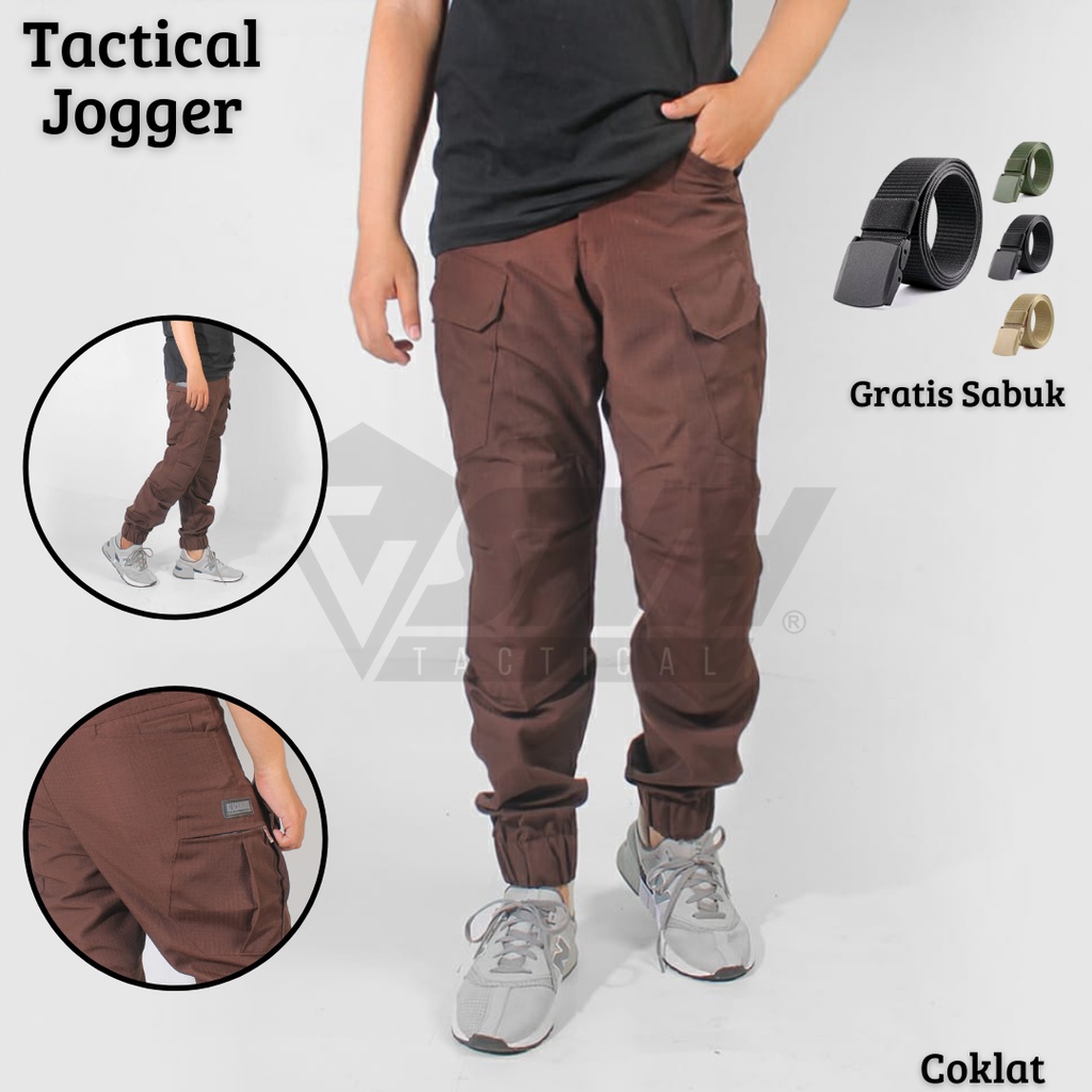 Gratis Sabuk Celana Gunung Jogger Taktikal Panjang Celana Tentara Jogger Celana Polisi Celana PDL Jo