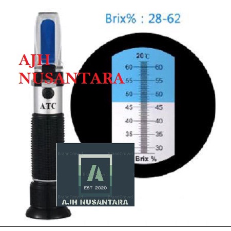 REFRACTOMETER BRIX 28-62%