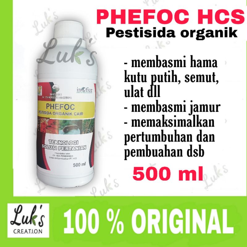 PHEFOC HCS pestisida fungisida herbisida organik cair pembasmi hama organik