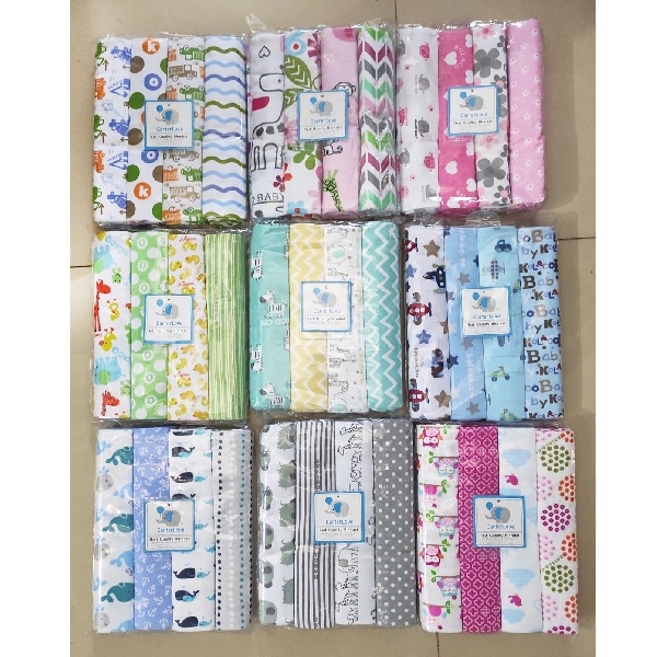 Bedong Bayi Carterlove 4in1 Selimut Bedong Bayi Halus Alas Kain Bayi Lembut Bahan Flanel