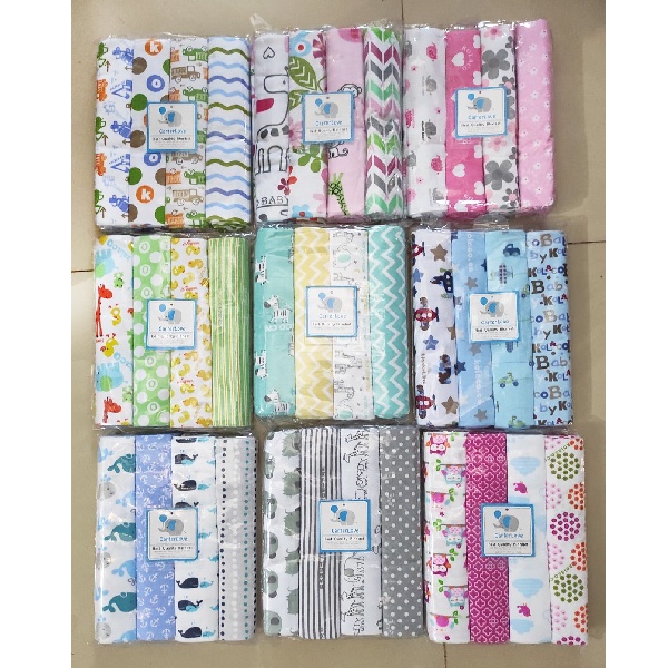 Bedong Bayi Carterlove 4in1 Selimut Bedong Bayi Halus Alas Kain Bayi Lembut Bahan Flanel