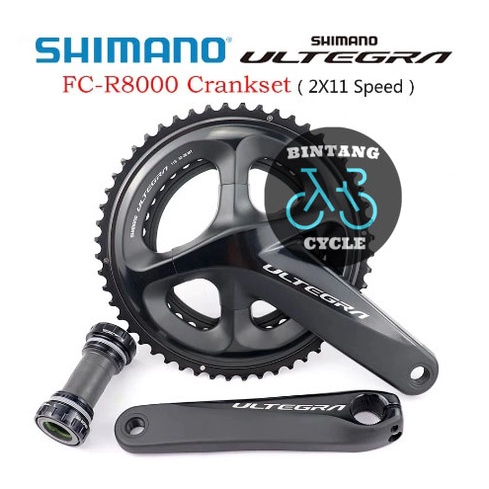 CRANK Shimano Ultegra R8000 Crank 52-36T - 170mm - Mid Compact 11 Speed