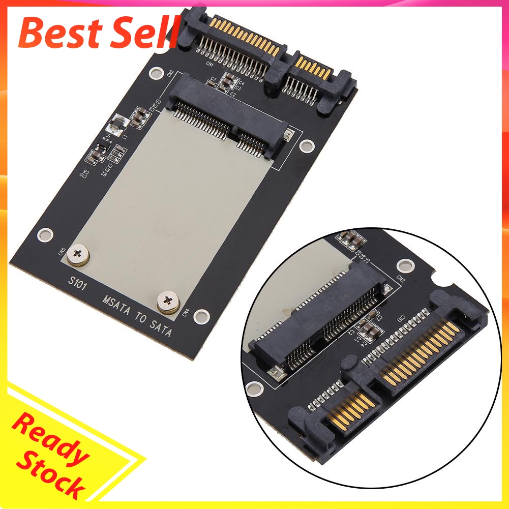 mSATA SSD to 2.5in SATA Convertor Adapter Card Computer Transition Card