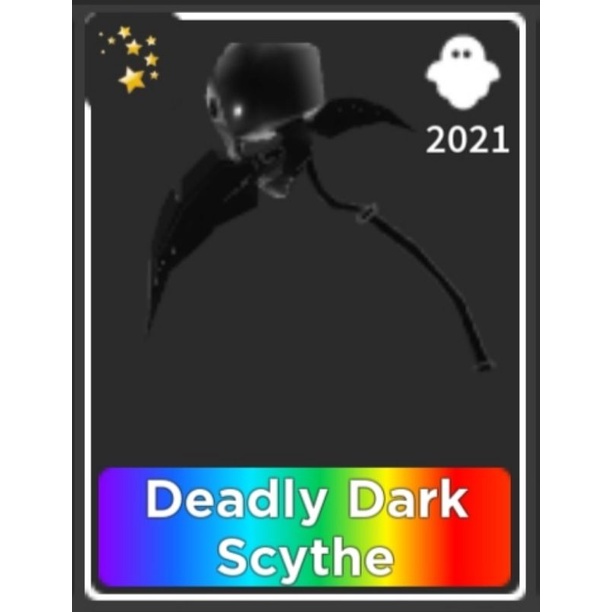 deadly dark sycthe knife
