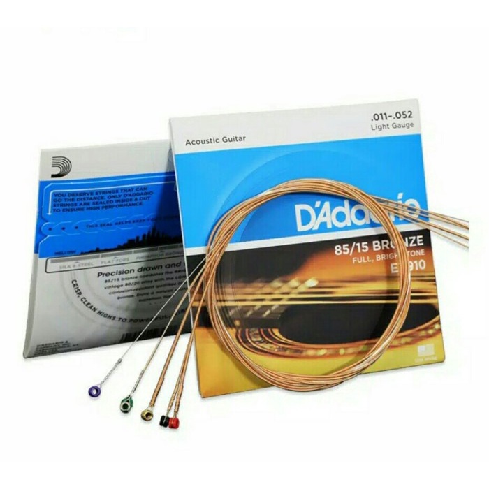 Snar Gitar Daddario Strings Tali Gitar Akustik Guitar D'Addario
