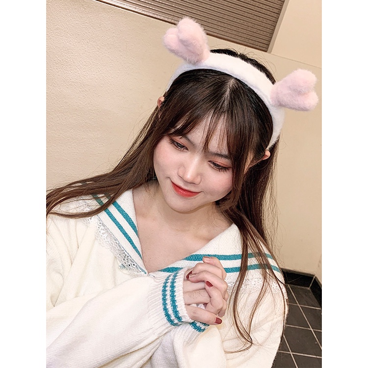 Bando Rambut Korea Capit Kepiting | Headband Lucu untuk Cuci Wajah