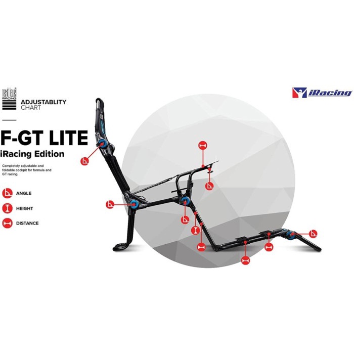 Next Level Racing F-GT Lite iRacing Edition S025Simulator Cockpit NLR