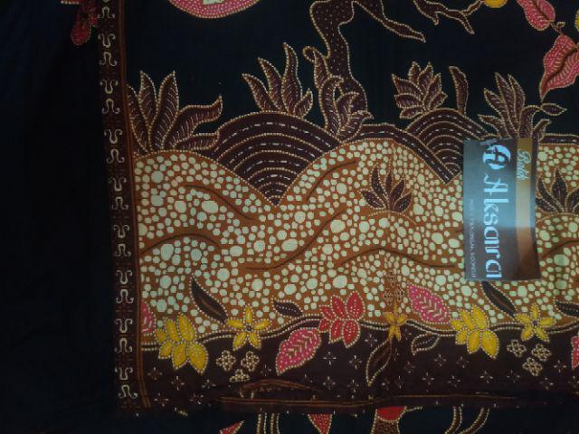 Aserehe Zigzag Tunik Jumbo Batik Mataraman Sogan Camaline Seragam Kantor Kerja Xxl Ld 132 S