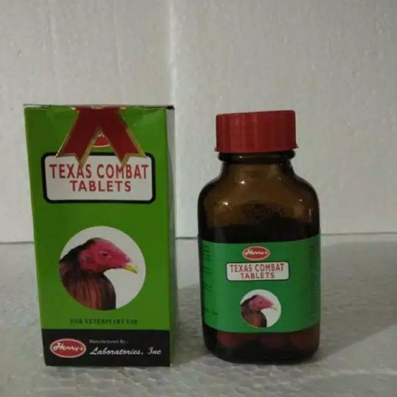DOPING AYAM CEPAT MARAH TEXAS COMBAT STAMINA AYAM TARUNG IMPOR IMPORT 30 tablet