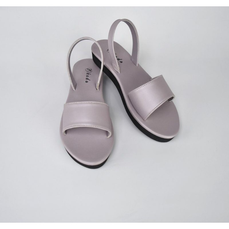 SANDAL SLOP TALI NEW CANDICE BY. OKADA SANDAL [SANDAL CEWEK]-Ungu