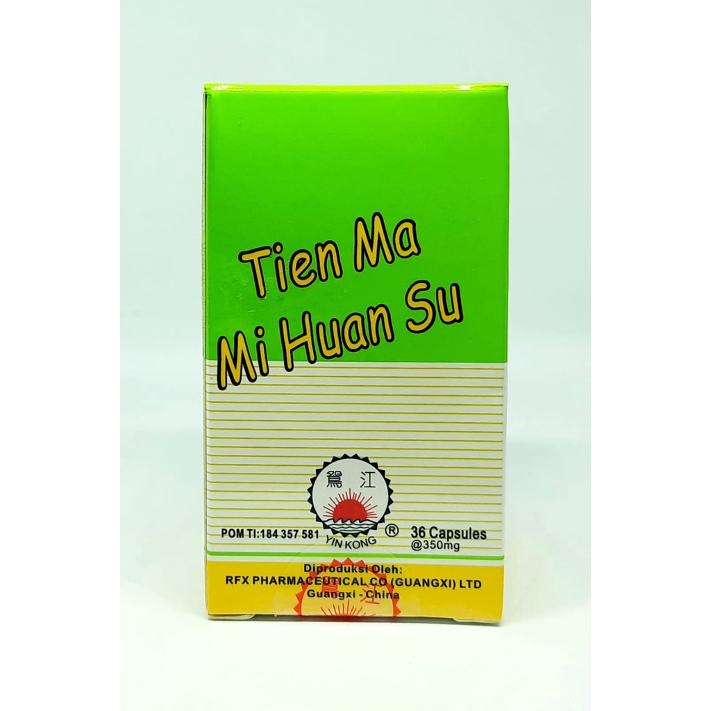 TIEN MA MI HUAN SU obat sakit kepala - migrain dan vertigo manjur