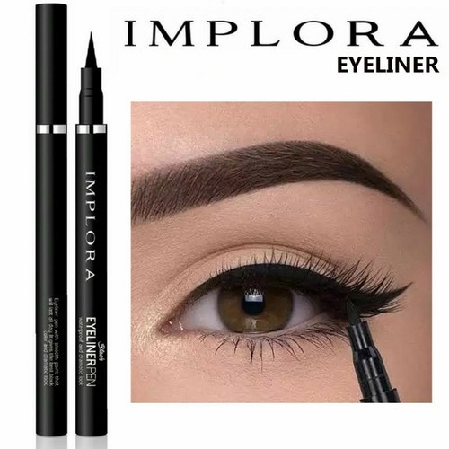 Implora Black Eyeliner Pen (waterproof and dramatic look) 1.7g 100% Original | IMPLORA EYELINER