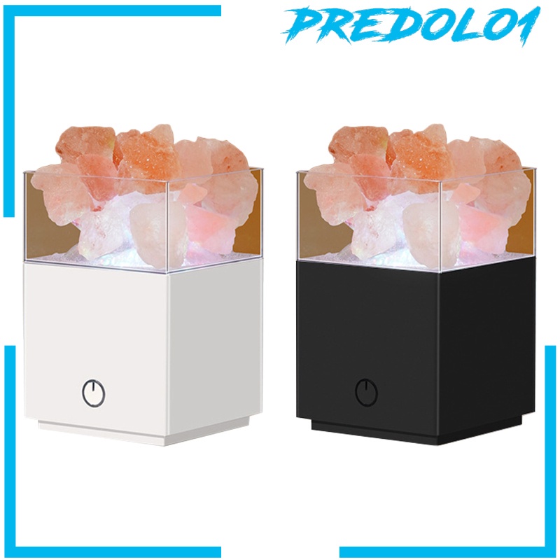 [PREDOLO1] Art Himalayan Salt Lamp Natural Pink Rock Salt Projection USB Colour Changing Nightlight Decoration