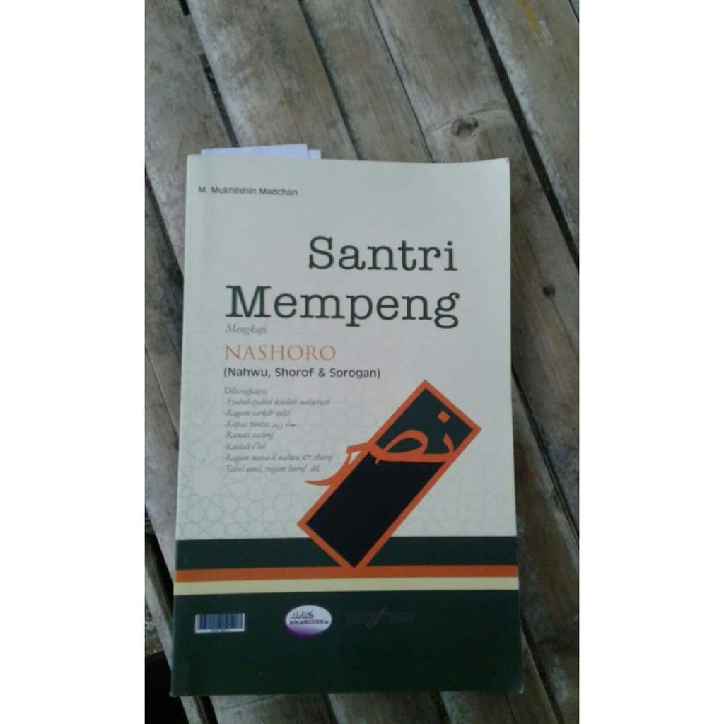 BARU KITAB ORIGINAL SANTRI MEMPENG NASHORO (NAHWU SHOROF SOROGAN) KF BISA COD AMAN