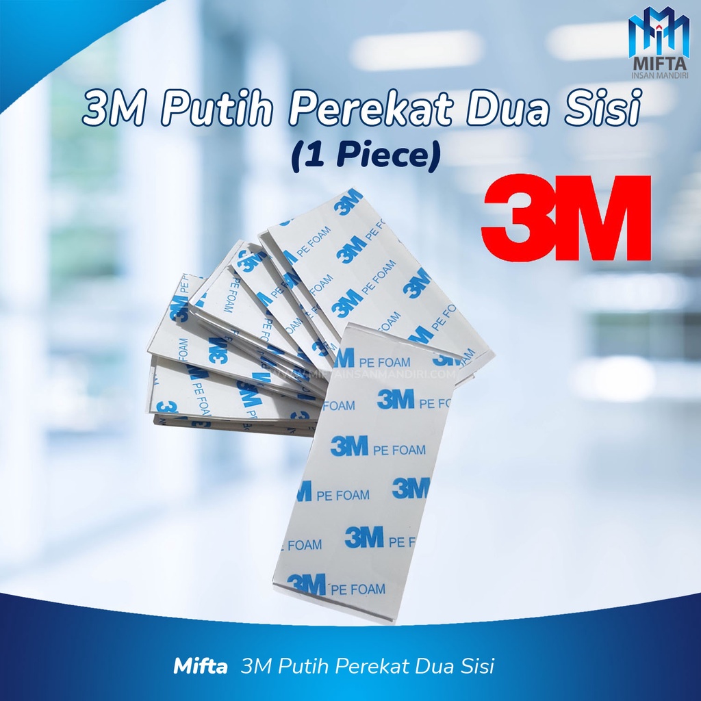 

3M DOUBLE TAPE / DOUBLETAPE / DOBELTIP 3M FOAM / LEM BOLAK BALIK 3M