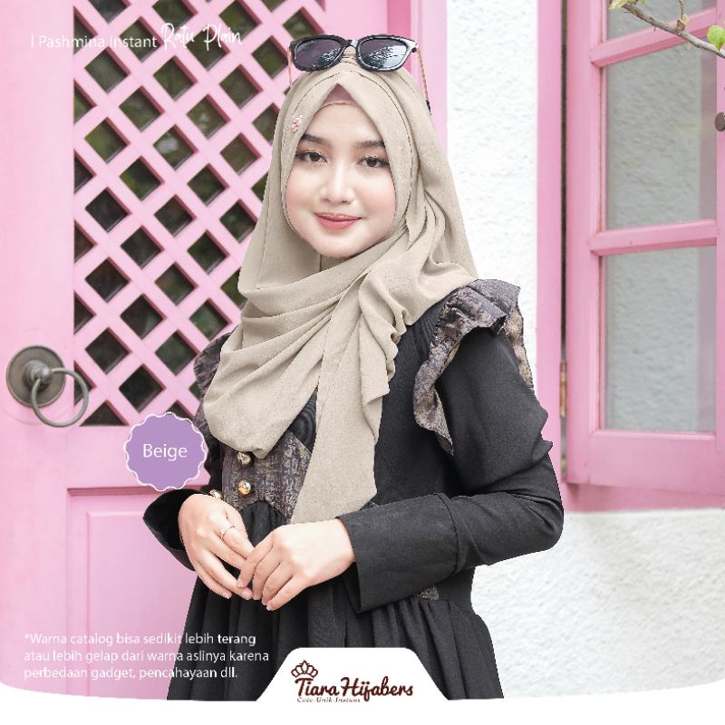 Jilbab Instan // PHRP // tiara Hijabers-BEIGE