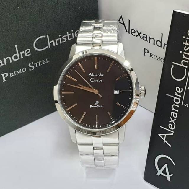 ALEXANDRE CHRISTIE AC 1007 PRIA SILVER BLACK ORIGINAL