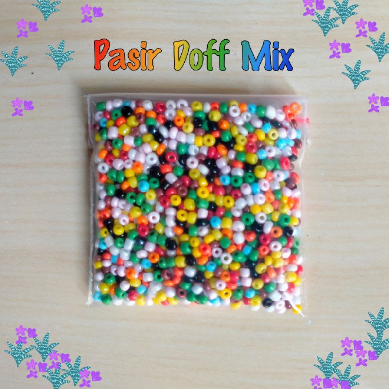 Manik Mote  Payet Pasir Doff Mix 11/0 - 10 gram