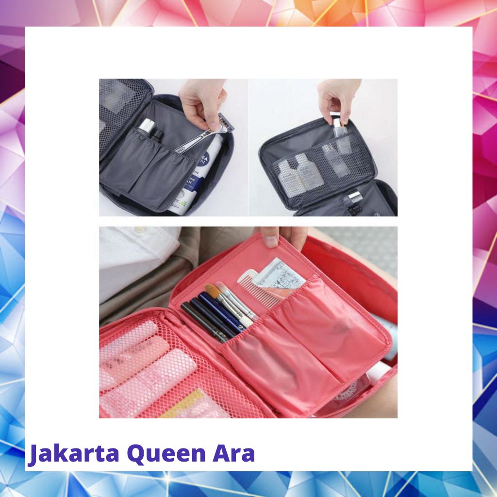 Cassiey Tas Travel Bag in Bag Organizer untuk Kosmetik Sabun - XZ-801