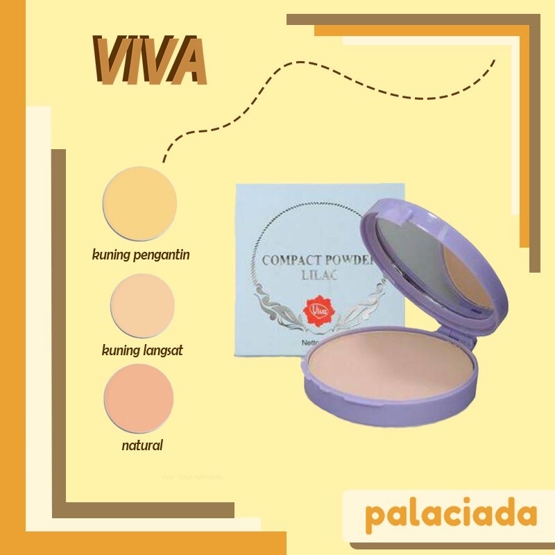 | VIVA BEDAK PADAT LILAC / VIVA COMPACT POWDER / BEDAK PADAT