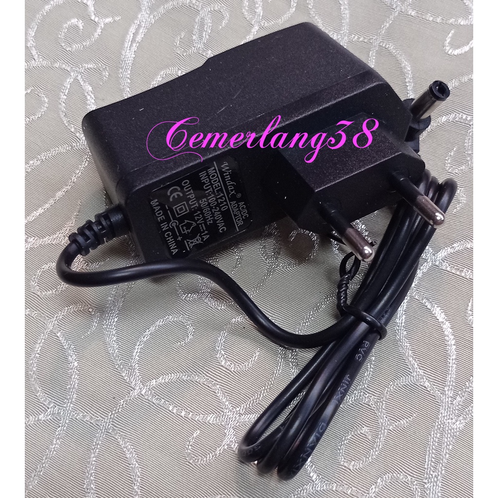 SALE!! 1A 12V BK 12 W Switching Adaptor Charger 12 V 1 A 12 Watt AC DC