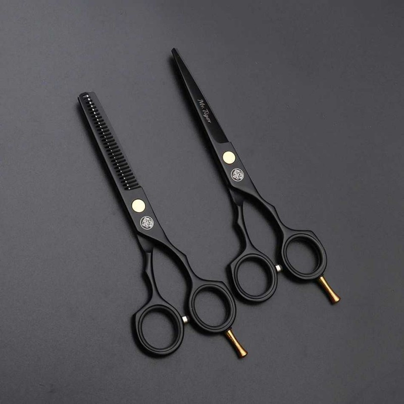 Set Alat Gunting Cukur Rambut Salon Sasak Flat Hair Scissors 5.5 Inch 7RHXK7BK