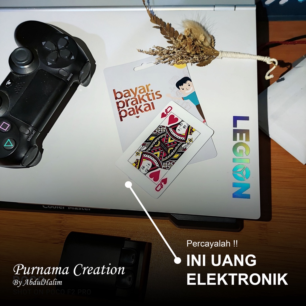 Kartu Emoney E-Money E-toll Etoll Custom Gambar Kartu Remi