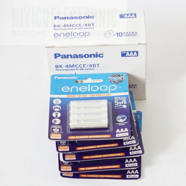 baterai eneloop panasonic AAA isi 4 charge