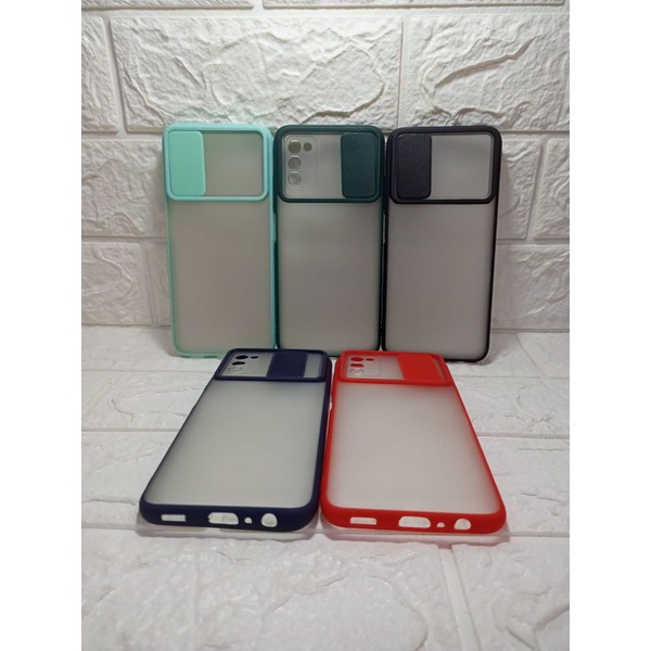 (MH)-SAMSUNG A03S SOFT CASE DOVE PENUTUP CAMERA SLIDING KAMERA
