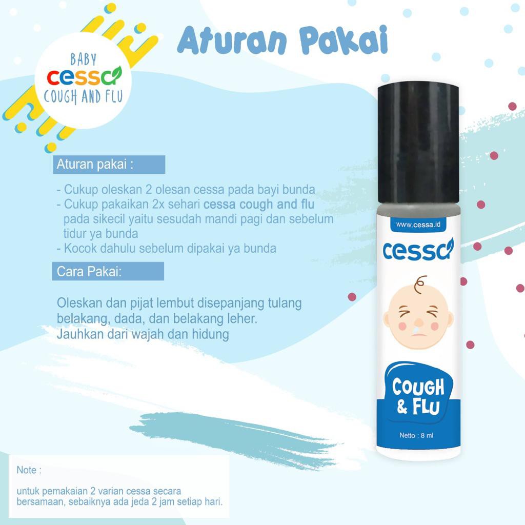 Cessa Cough And Flu Batuk Pilek Bayi Essential Oil 0 2 Tahun Obat Oles Indonesia