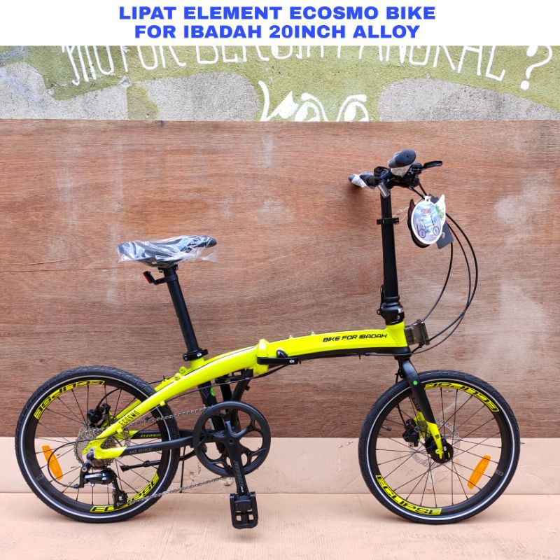 Sepeda Lipat Element Ecosmo Bike For Ibadah 20Inch Alloy Rem Hydraulic