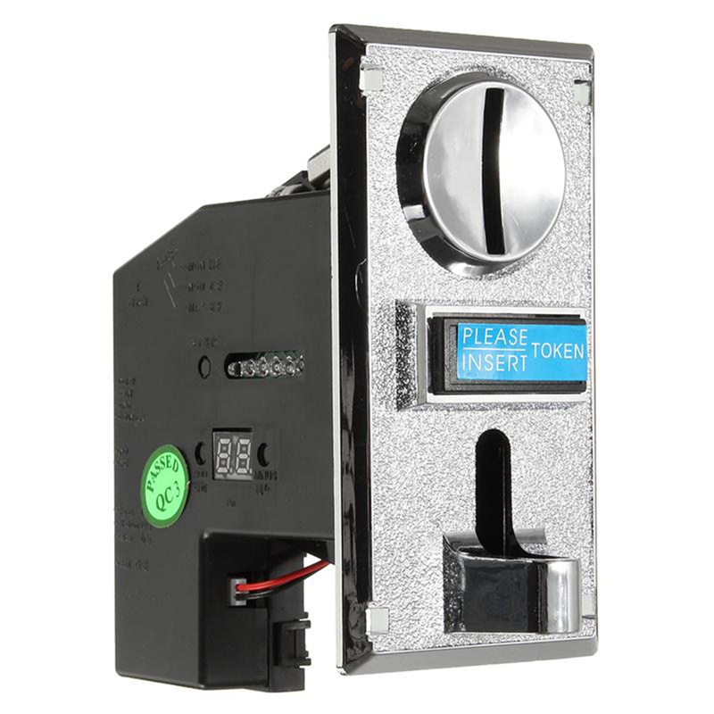 Multi Coin Acceptor Electronic Roll Down 4P Port Electronic Coin Selector Vending Machine Arcade Game Ticket Redemption