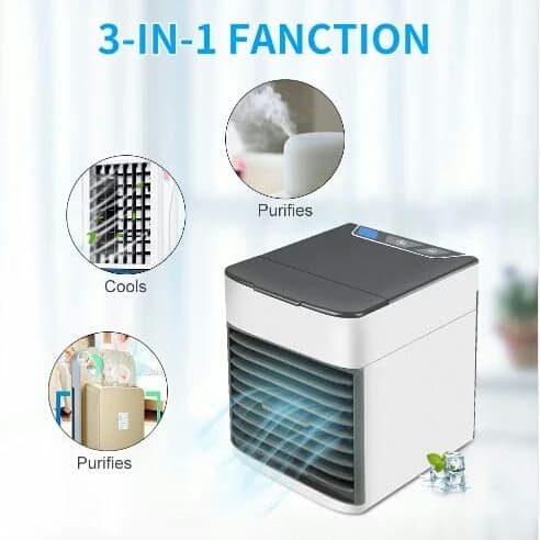 ARTIC AIR COOLER FAN Mini AC Portable USB Listrik High Quality Penyejuk Pendingin Ruang arctic cool