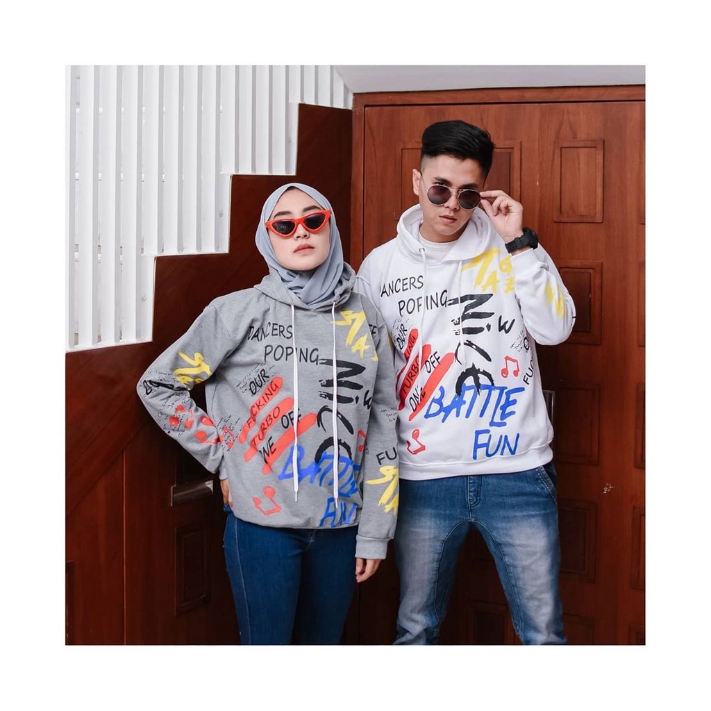 NICE BATTLE HOODIE || SWEATER HOODIE UNISEX