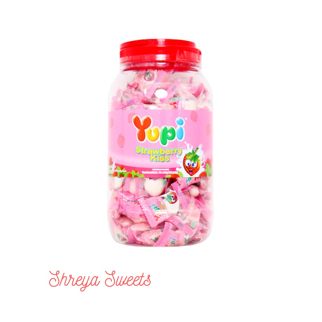 

Yupi Strawberry Kiss Toples 15g