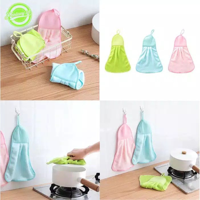 Hand Towel - Lap Tangan Kain Polos - Kain Lap Tangan - Lap Tangan Handuk Polos - Lap Wastafel