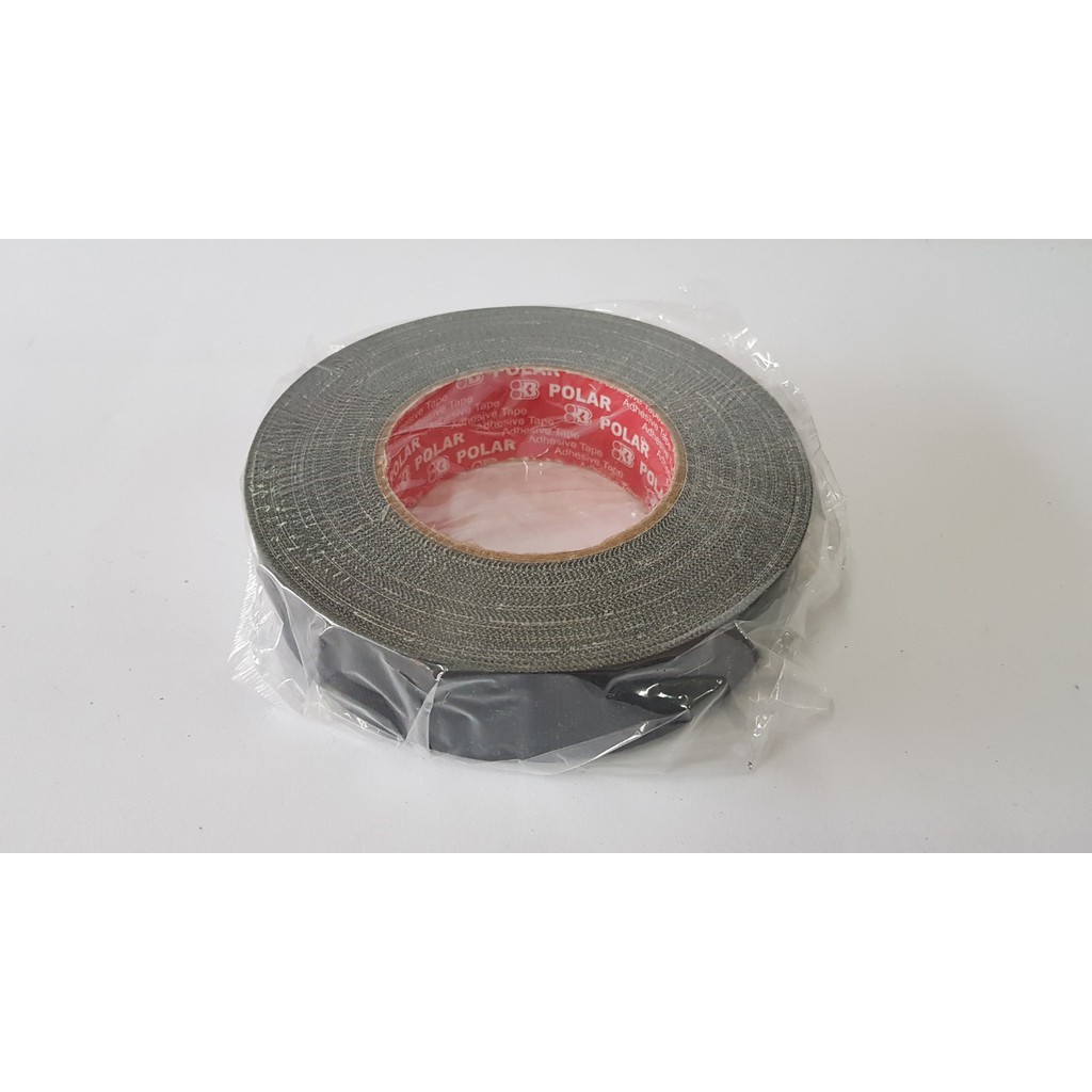 Plakban Isolasi Kain Hitam / Lakban Linen Hitam 1 1/2" POLAR 1.5"